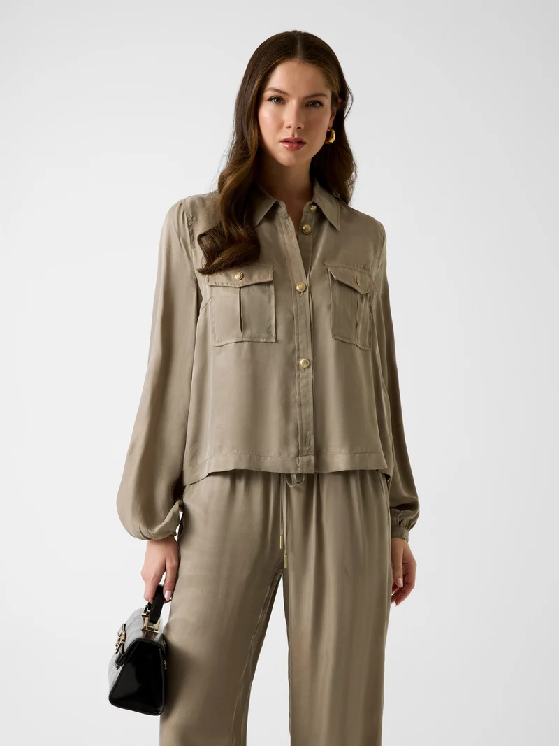DALIA FLUID CROP SHIRT