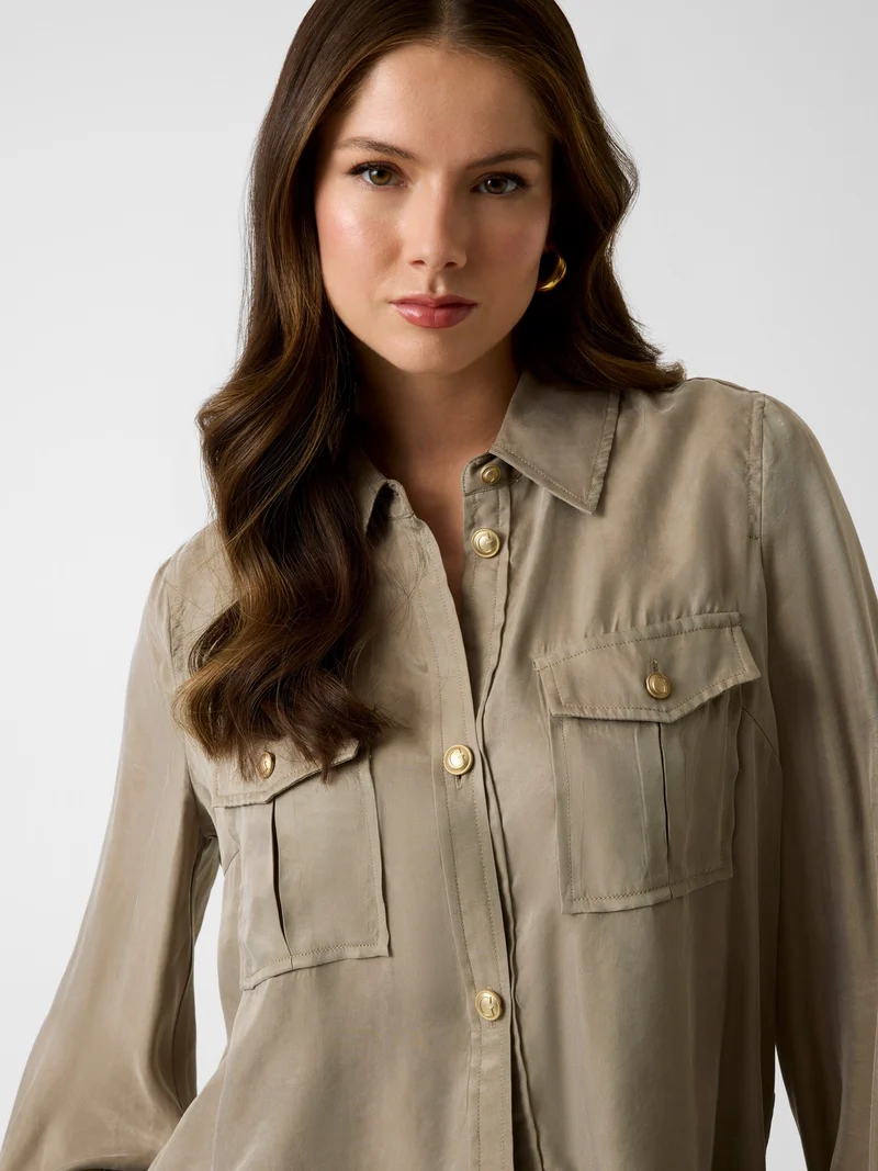 DALIA FLUID CROP SHIRT