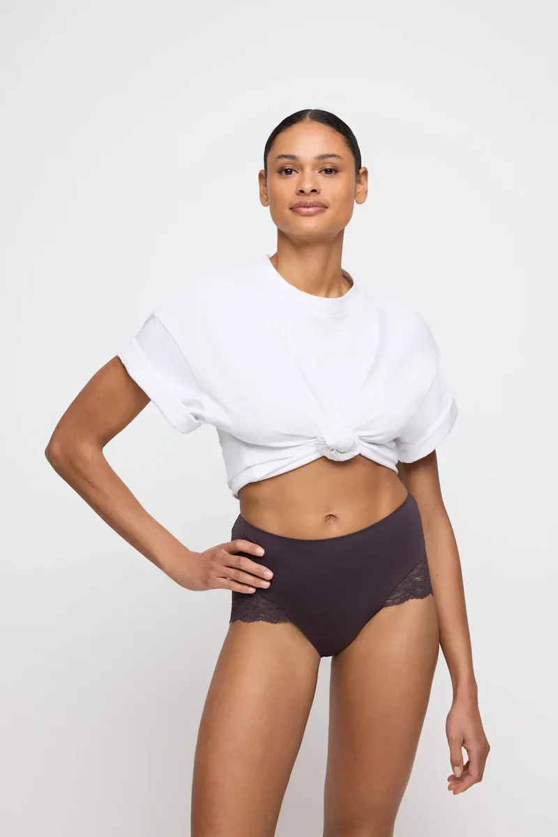 Marie Jo - Color Studio Lace Shapewear Hoher Slip Sweet Chocolate