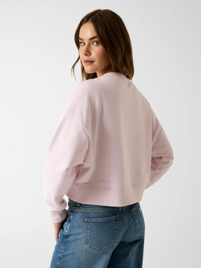GJ DROP SHOULDER CN CROPPED EM