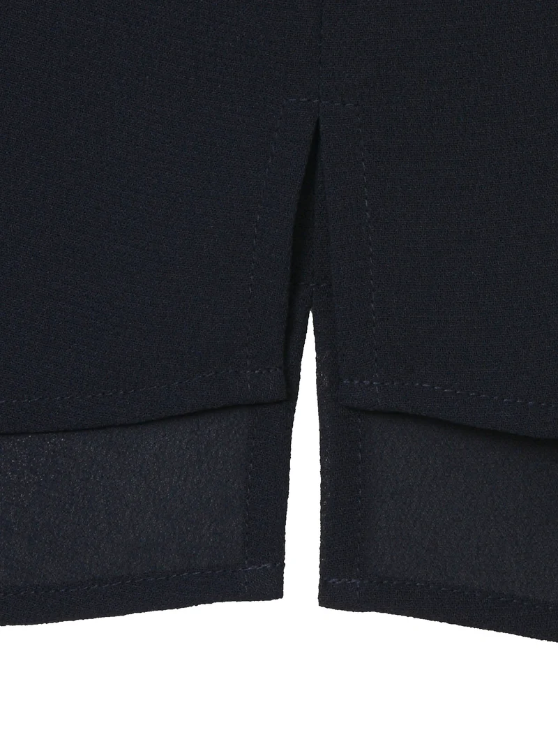 Bluse Rundhals ohne Arm