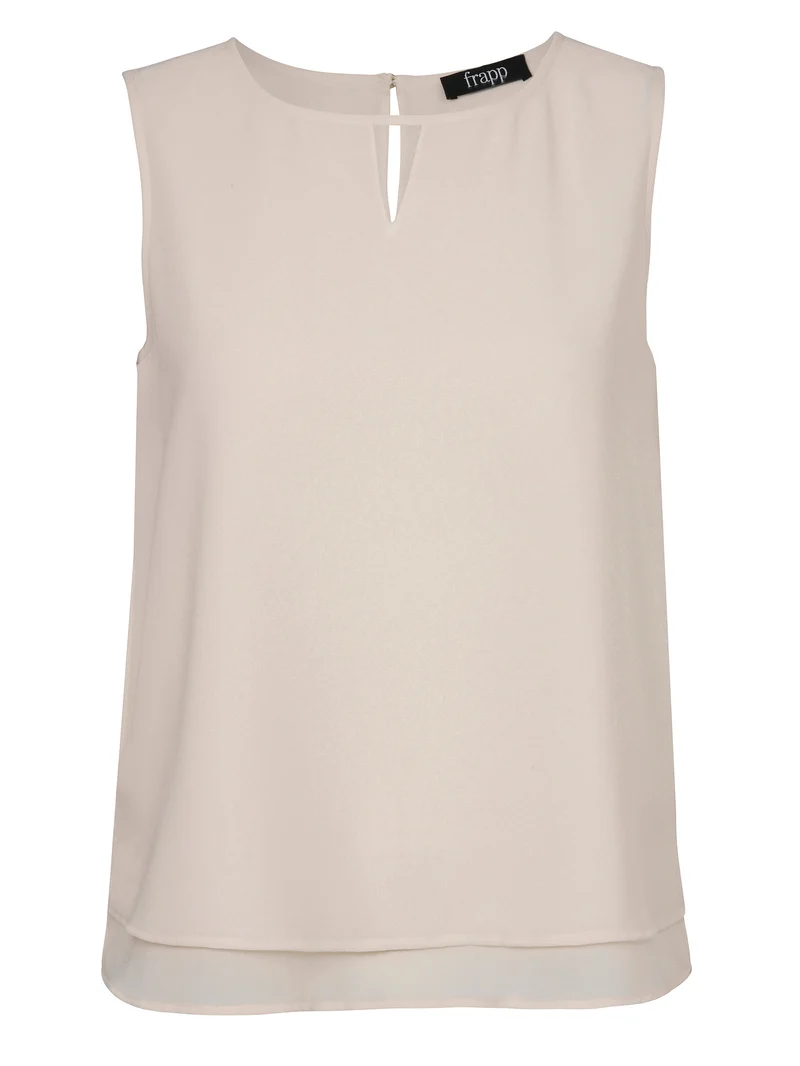 Bluse Rundhals ohne Arm