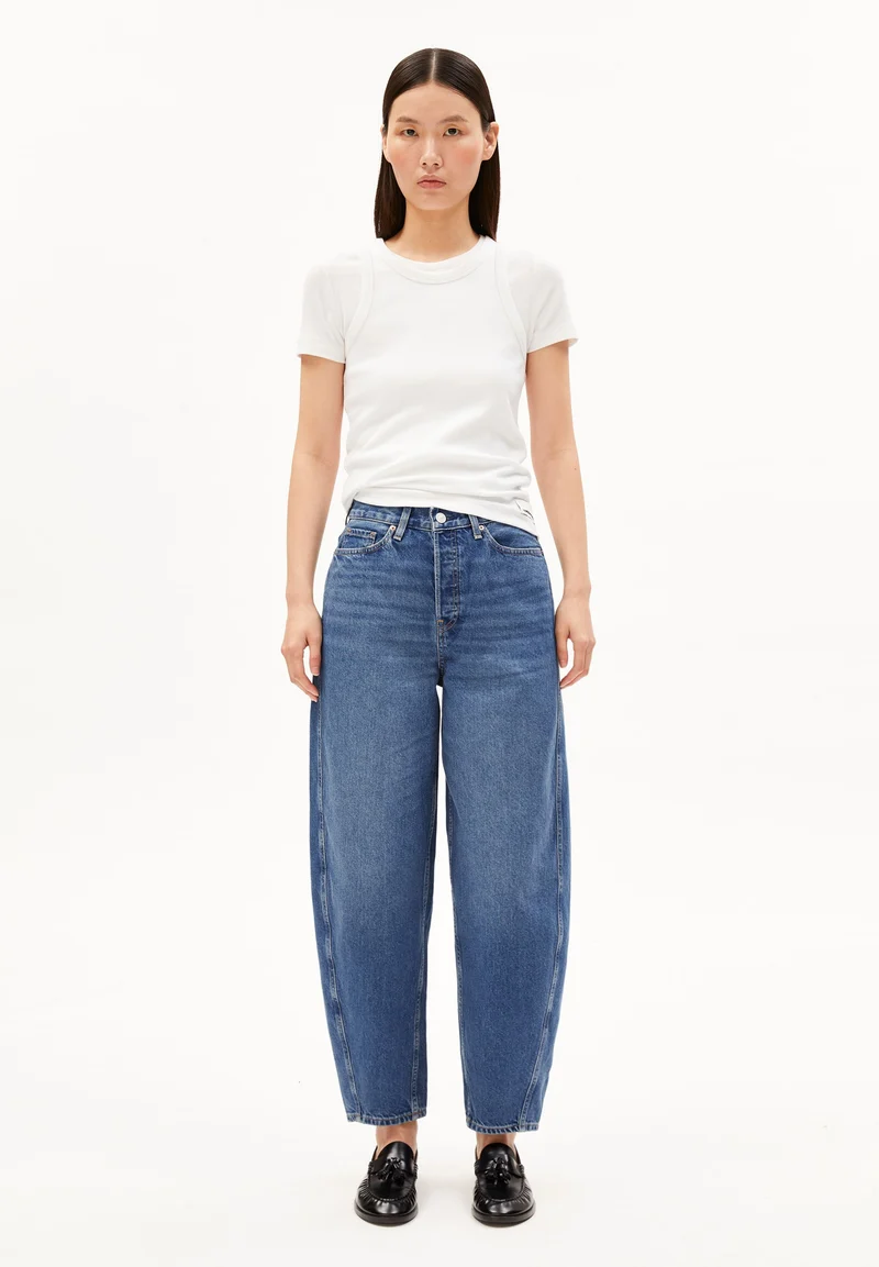 BAARLY HIGH WAIST BARREL JEAN