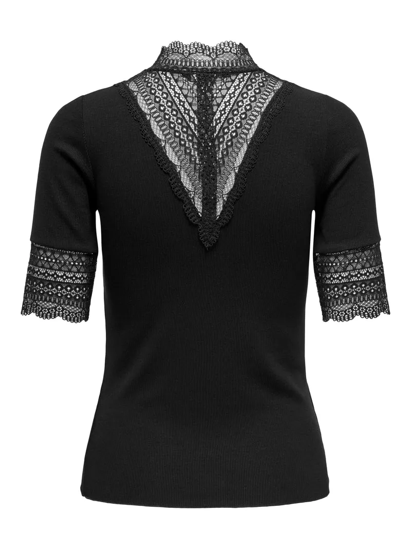 ONLTILDE HIGHNECK S/S TOP JRS NOOS