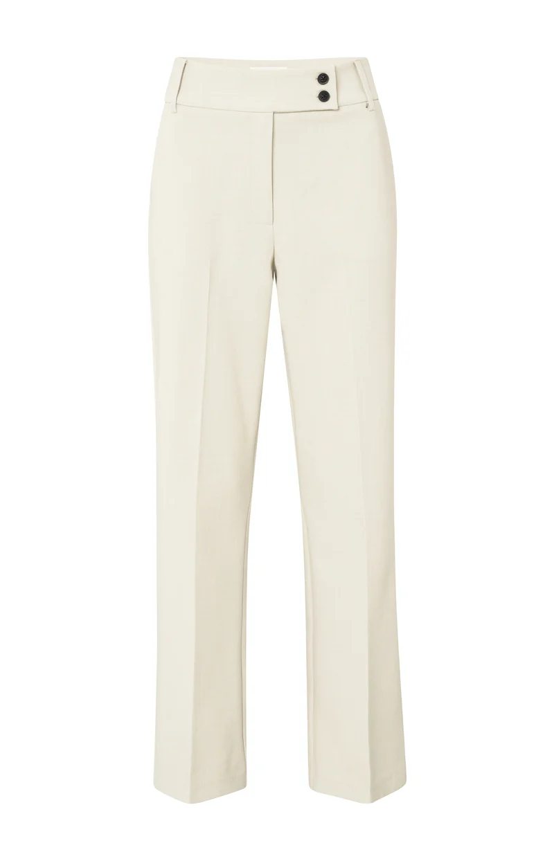 Hose mit schickem Bund, CLOUD GREY MELANGE
