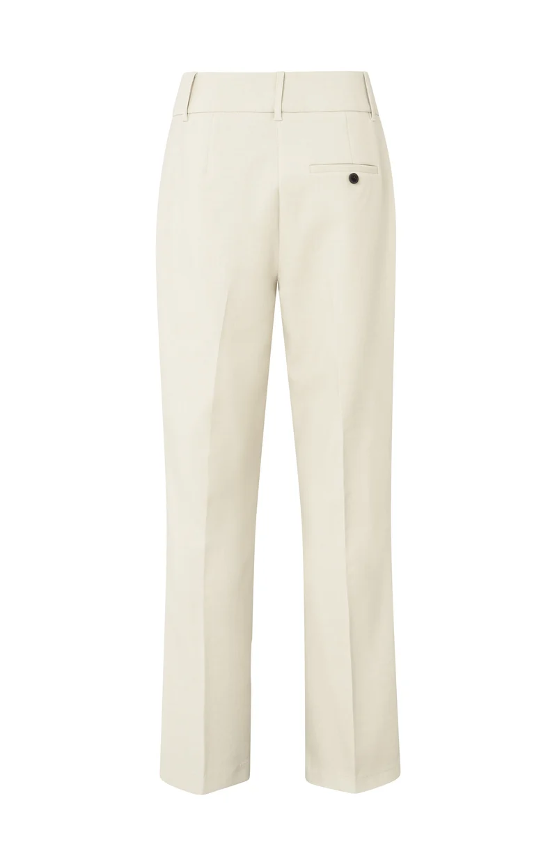 Hose mit schickem Bund, CLOUD GREY MELANGE