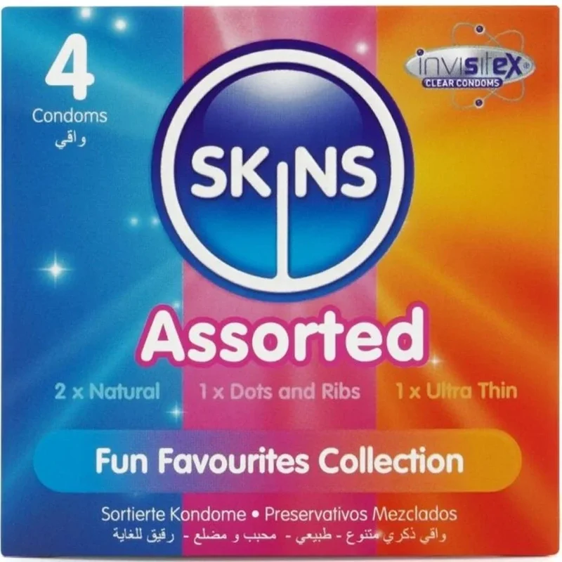 SKINS - SORTIERTE PREMIUM-KONDOME, 4/8/16ER-PACK