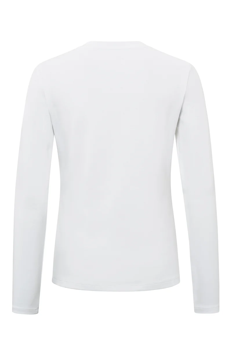 Langarm-Shirt, PURE WHITE