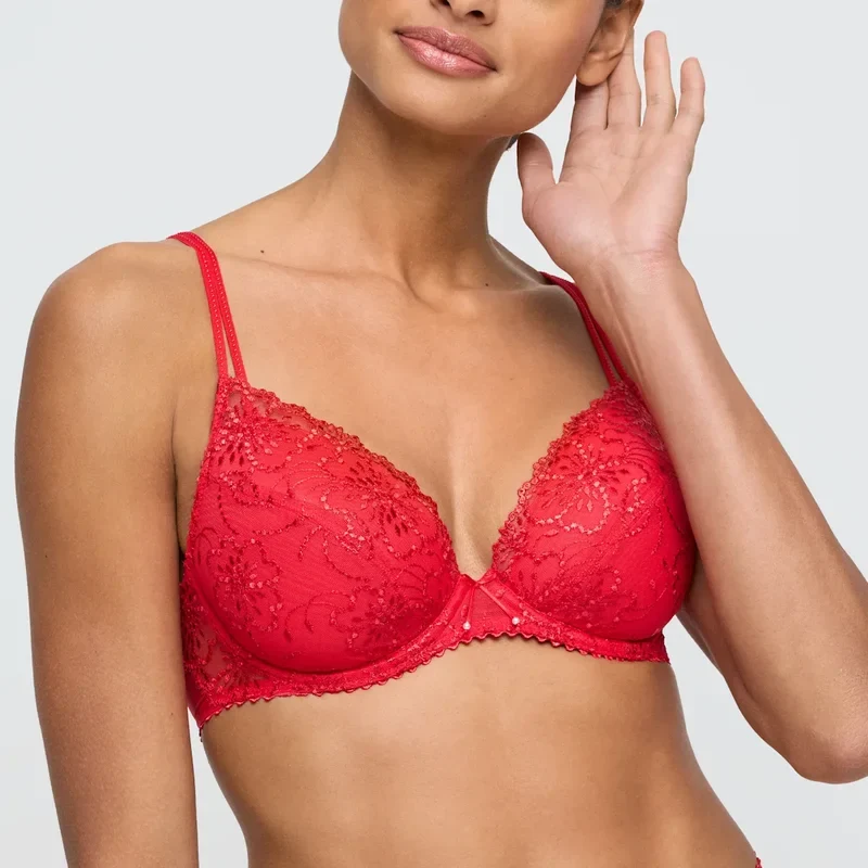 Marie Jo - Jane Push-Up-BH mit herausnehmbaren Polstern True Red
