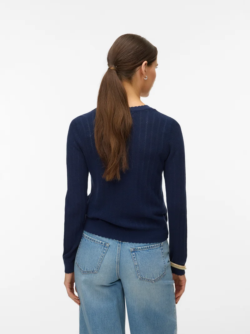 VMNEWLEX POINTELLE LS O-N CARDIGAN