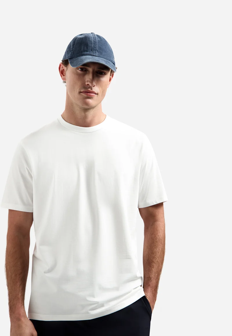 T-Shirt Crewneck Solid Basic Stretch