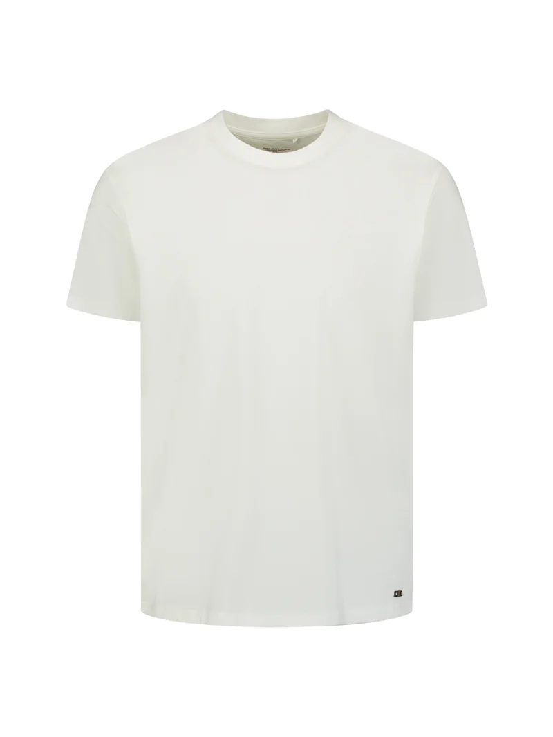 T-Shirt Crewneck Solid Basic Stretch