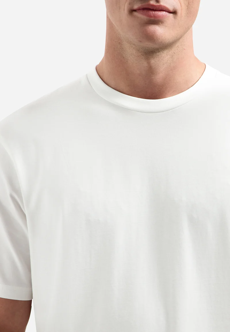 T-Shirt Crewneck Solid Basic Stretch