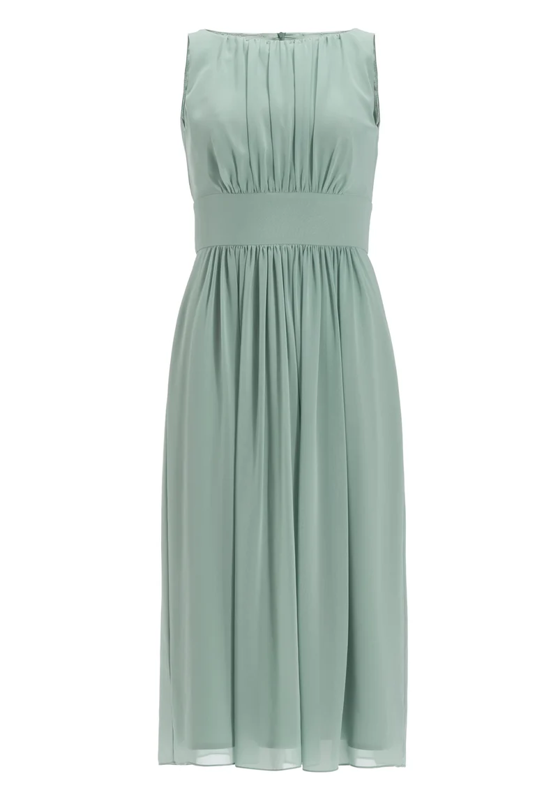 Chiffonkleid mit Taillenpasse
