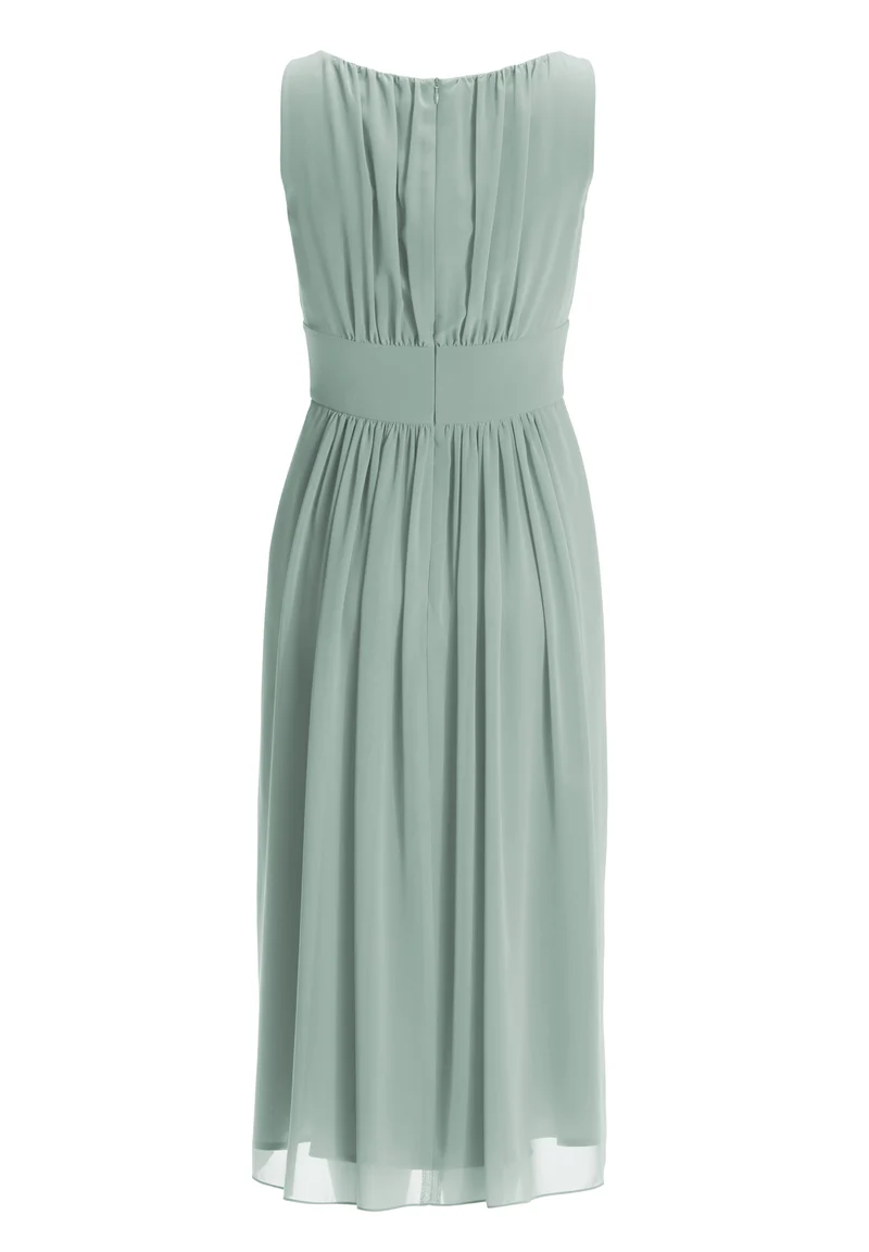 Chiffonkleid mit Taillenpasse