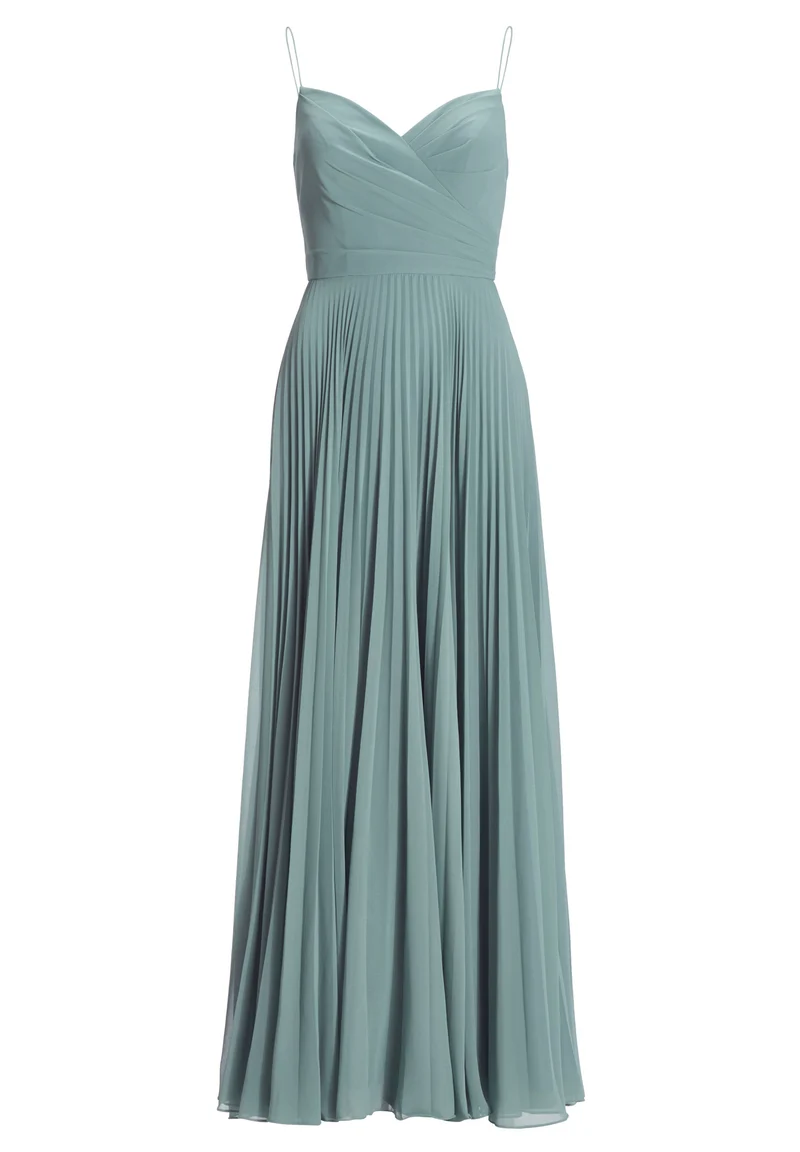 Chiffonkleid mit Plisseerock