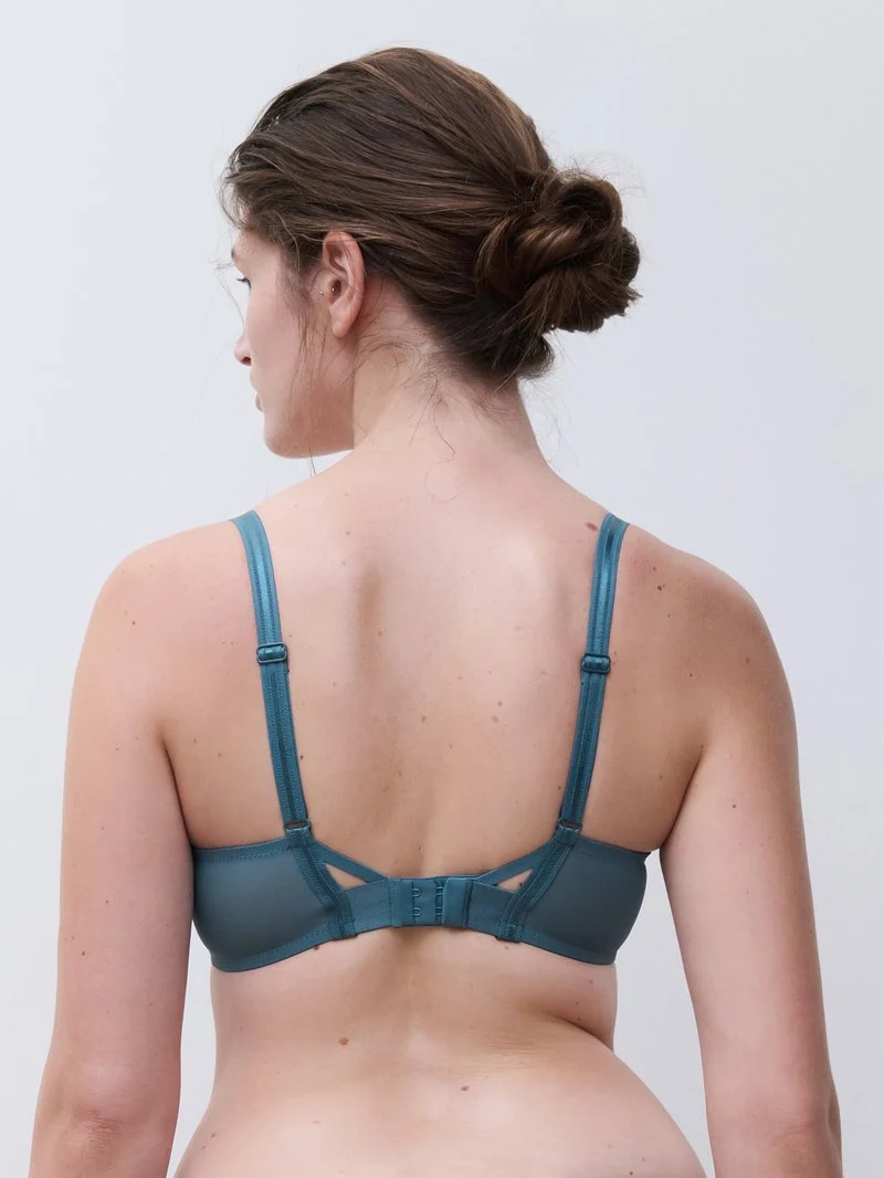 Chantelle - Crush Halbschalen-Stütz-BH Blau Petrol Farbverlauf