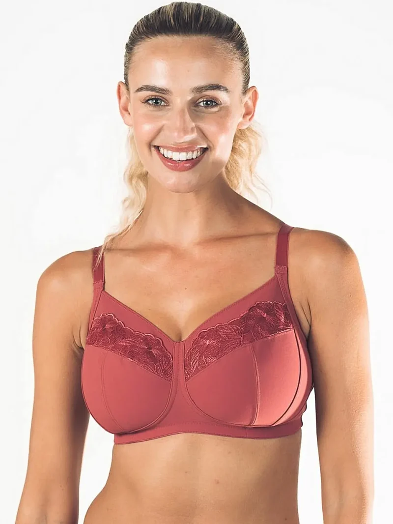 Royce - Florentine Vollschalen-BH ohne Polsterung, Rouge