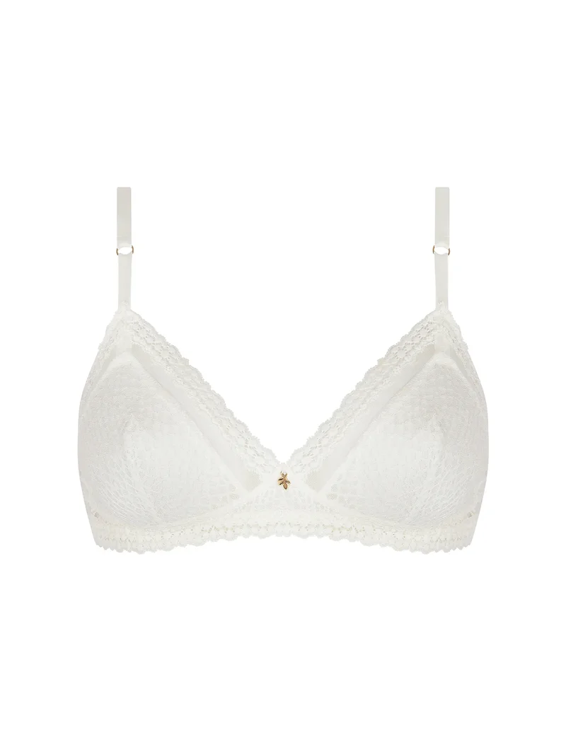 Antigel von Lise Charmel – Exquise En Dentelle Wireless Triangle Ecru Perlmutt