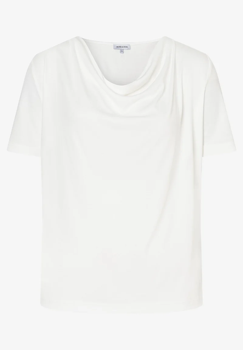 Shirt mit Wasserfall-Ausschnitt