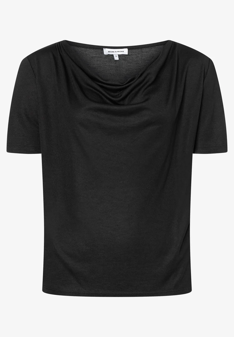 Shirt mit Wasserfall-Ausschnitt