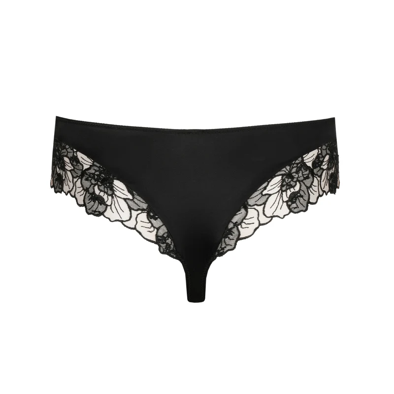 SANCHA schwarz Luxus String