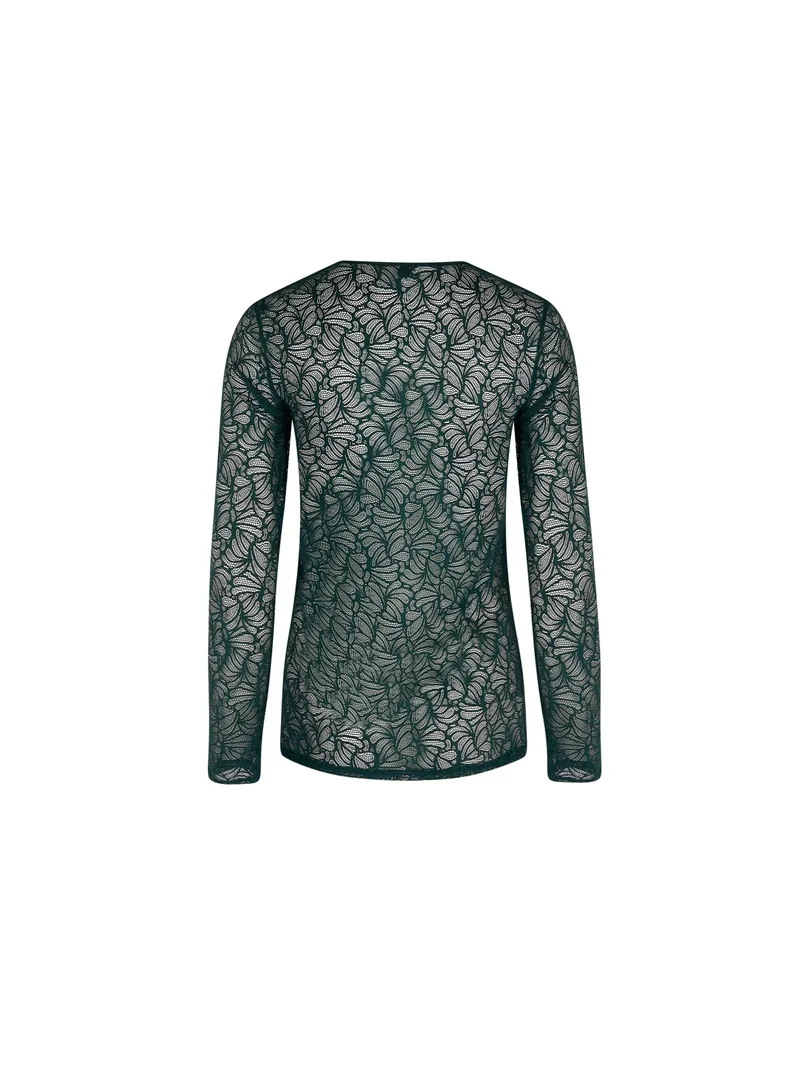 Antigel by Lise Charmel – Atelier Seduction Langarm-Top Vert Anglaise