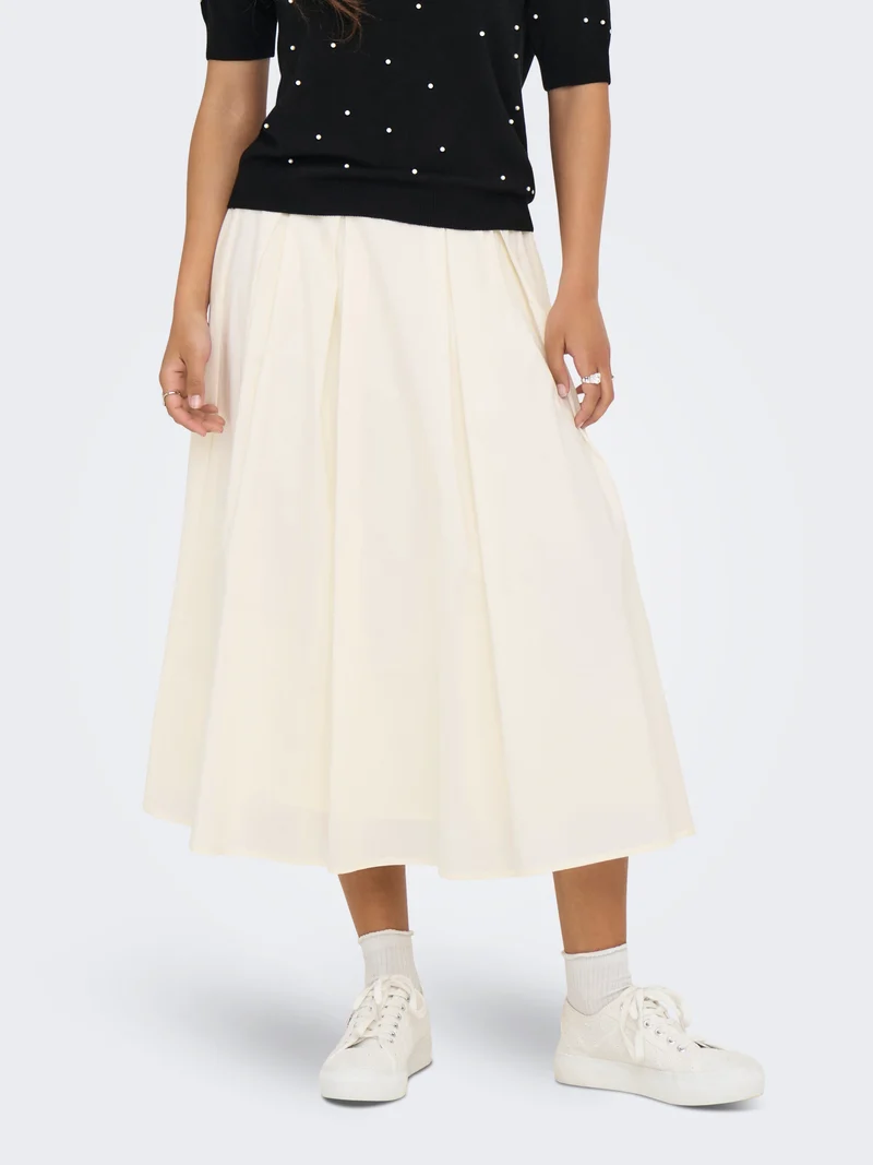 ONLMAILA LONG PLEAT SKIRT WVN
