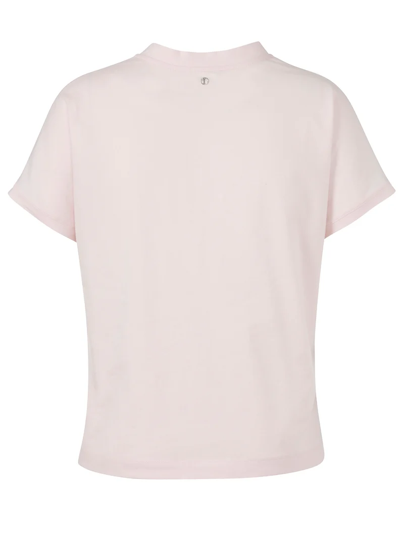 Bluse V-Ausschnitt ohne Arm Druck