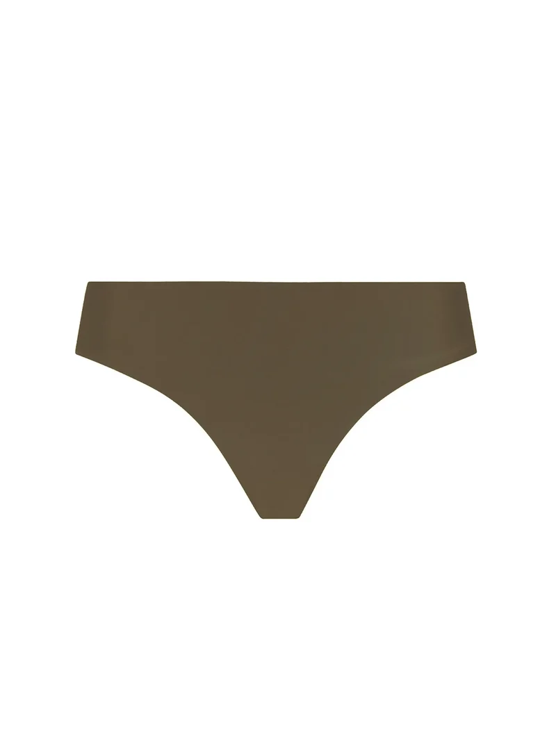 Antigel-Bademode von Lise Charmel – La Chiquissima Brazilian Thong Kaki Chic