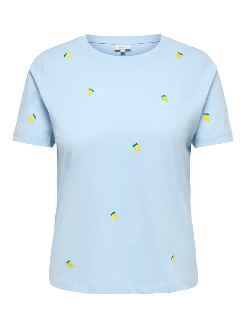CARKETTY S/S O-NECK TOP JRS NOOS
