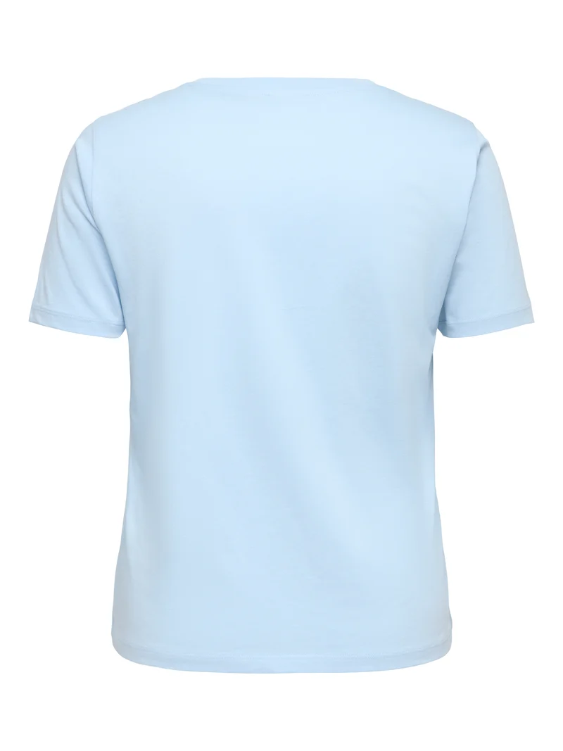 CARKETTY S/S O-NECK TOP JRS NOOS