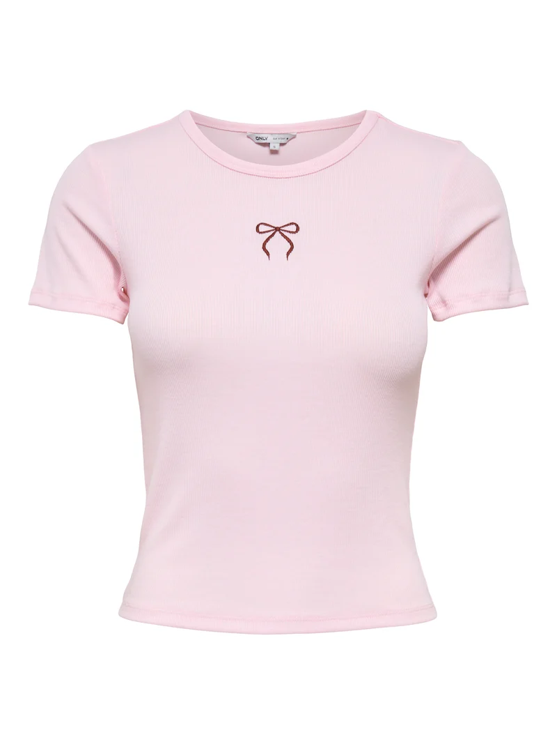 ONLELVA JUNE EMB S/S TEE JRS NOOS