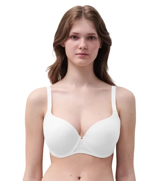 Chantelle EasyFeel – Norah T-Shirt-BH in Weiß