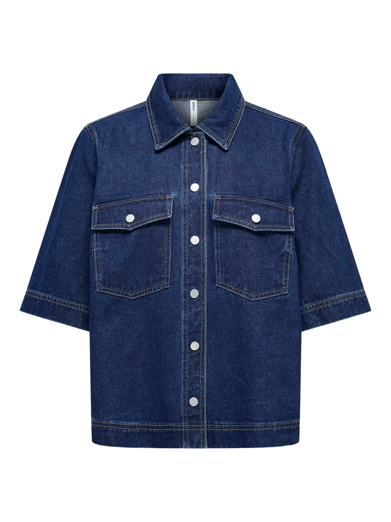 ONLBELLE S/S SHIRT DNM GUA NOOS