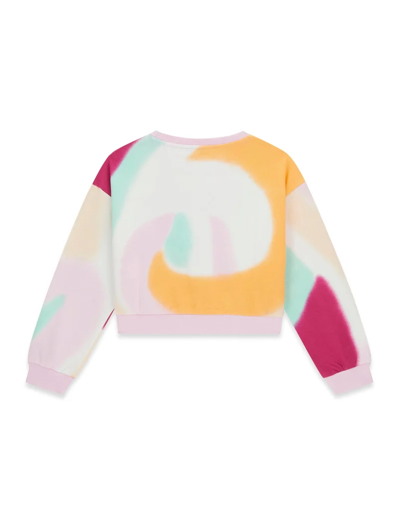 OVERSIZE CROP LS ACTIVE TOP