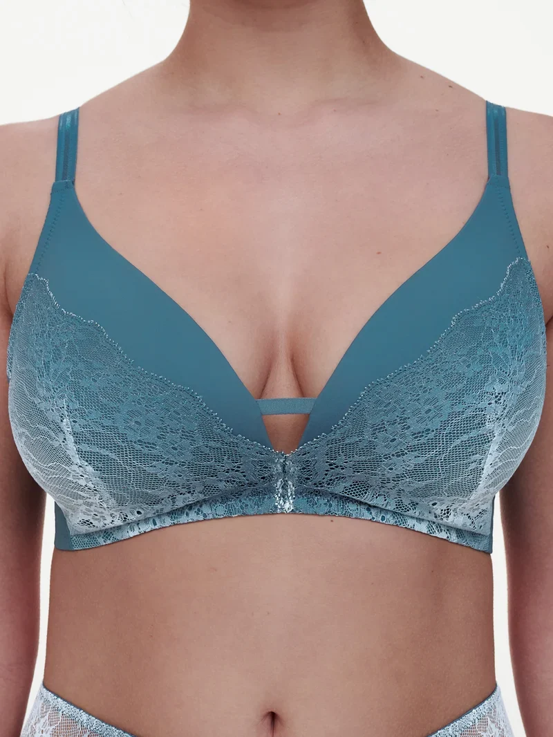 Chantelle – Crush Bügelloser T-Shirt-BH Blau Petrol Farbverlauf