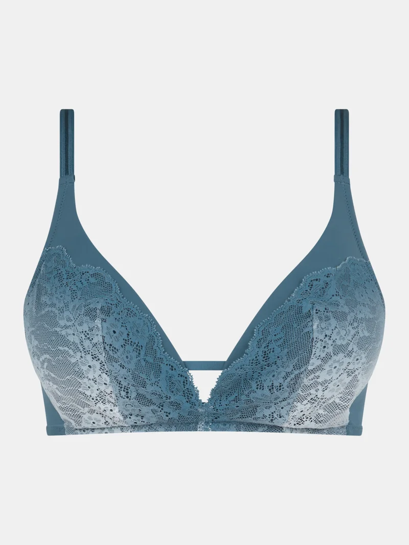 Chantelle – Crush Bügelloser T-Shirt-BH Blau Petrol Farbverlauf