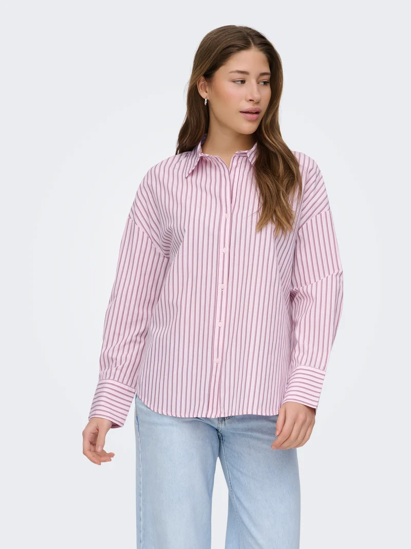 ONLOREGON ALVA LS REG SHIRT NOOS WVN