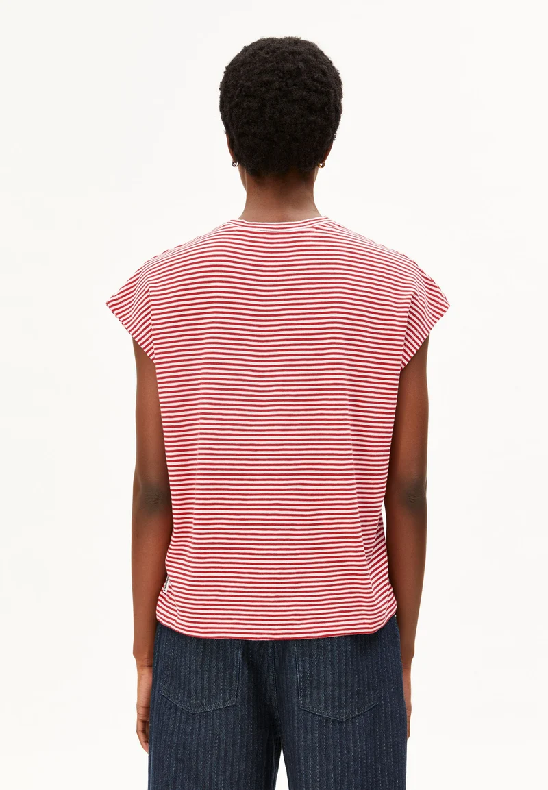 SLUB JERSEY STRIPE T-SHIRT