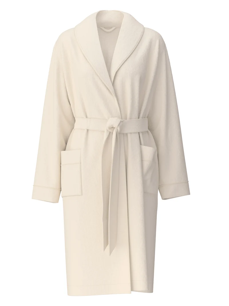 DAMEN Bademantel, charm cream
