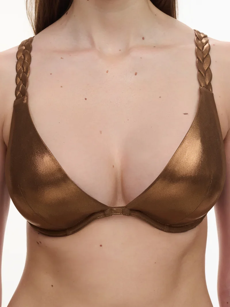 Chantelle - Shaman Plunge Bügel-BH Shadow Bronze