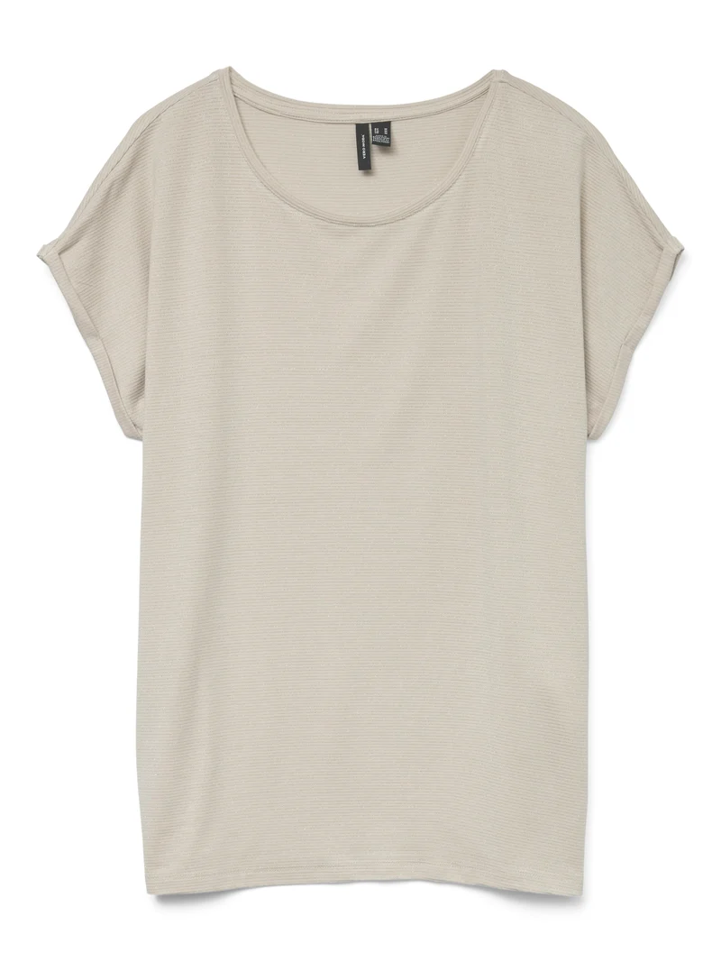 VMLAVA GLITTER SS TOP STRIPE LX JRS NOOS