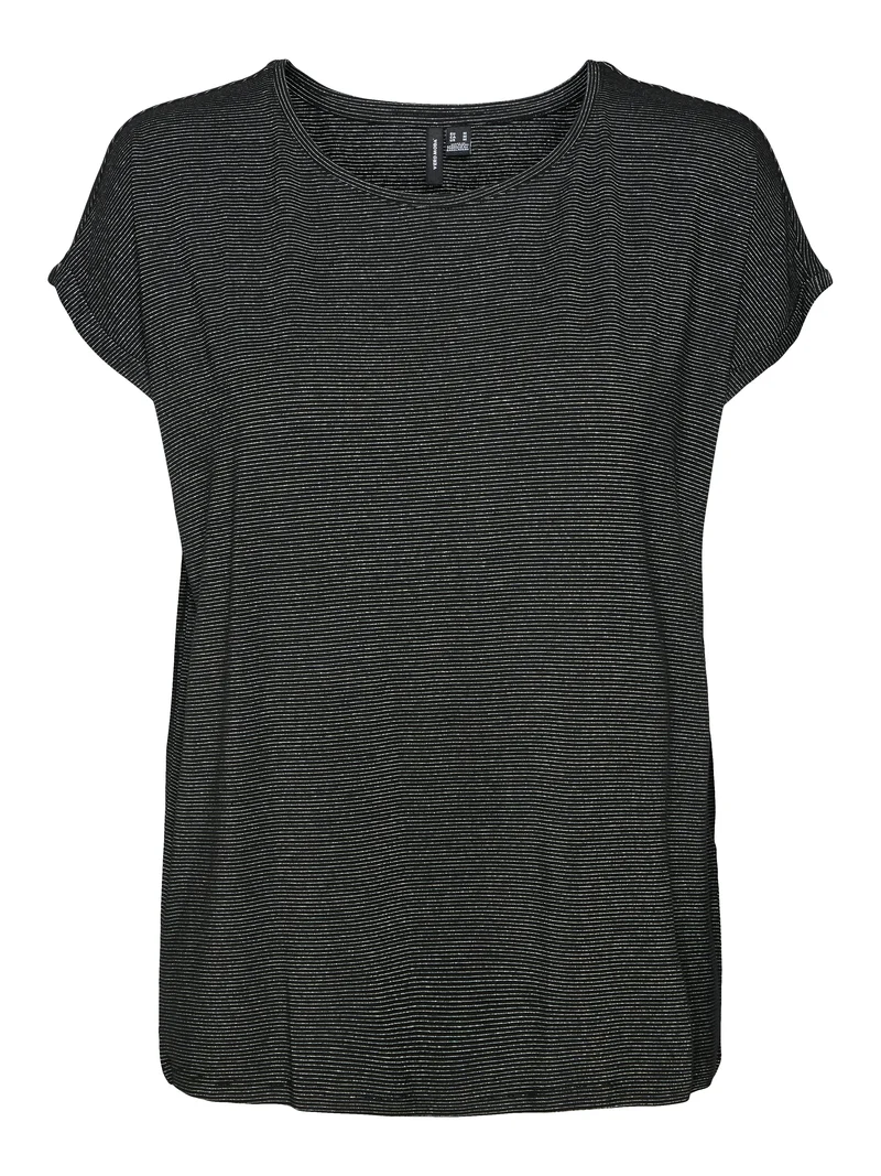 VMLAVA GLITTER SS TOP STRIPE LX JRS NOOS