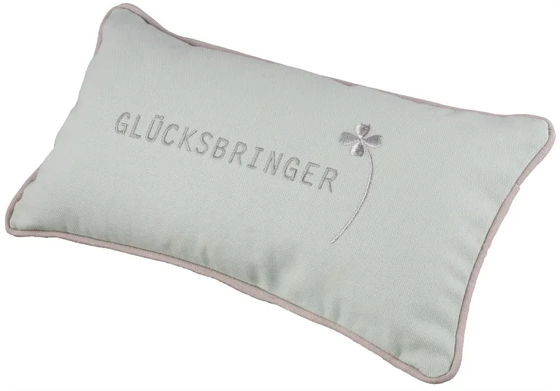 ZUHAUSE Traumkissen Glücksbringer 33x17cm,
