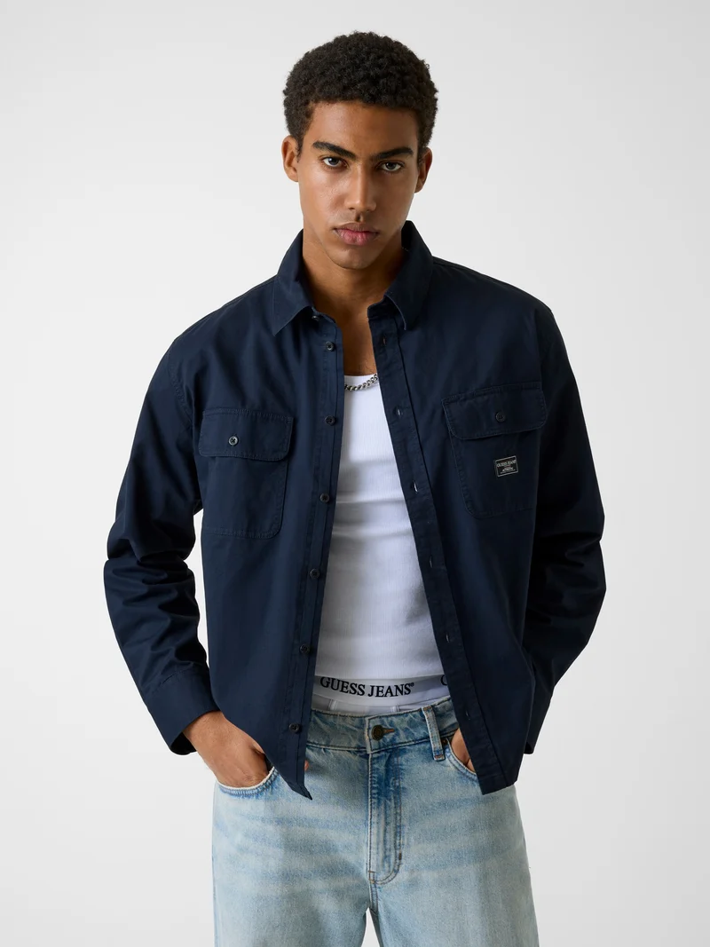 GJ LS BOXI CROPPED POCKET SHIR