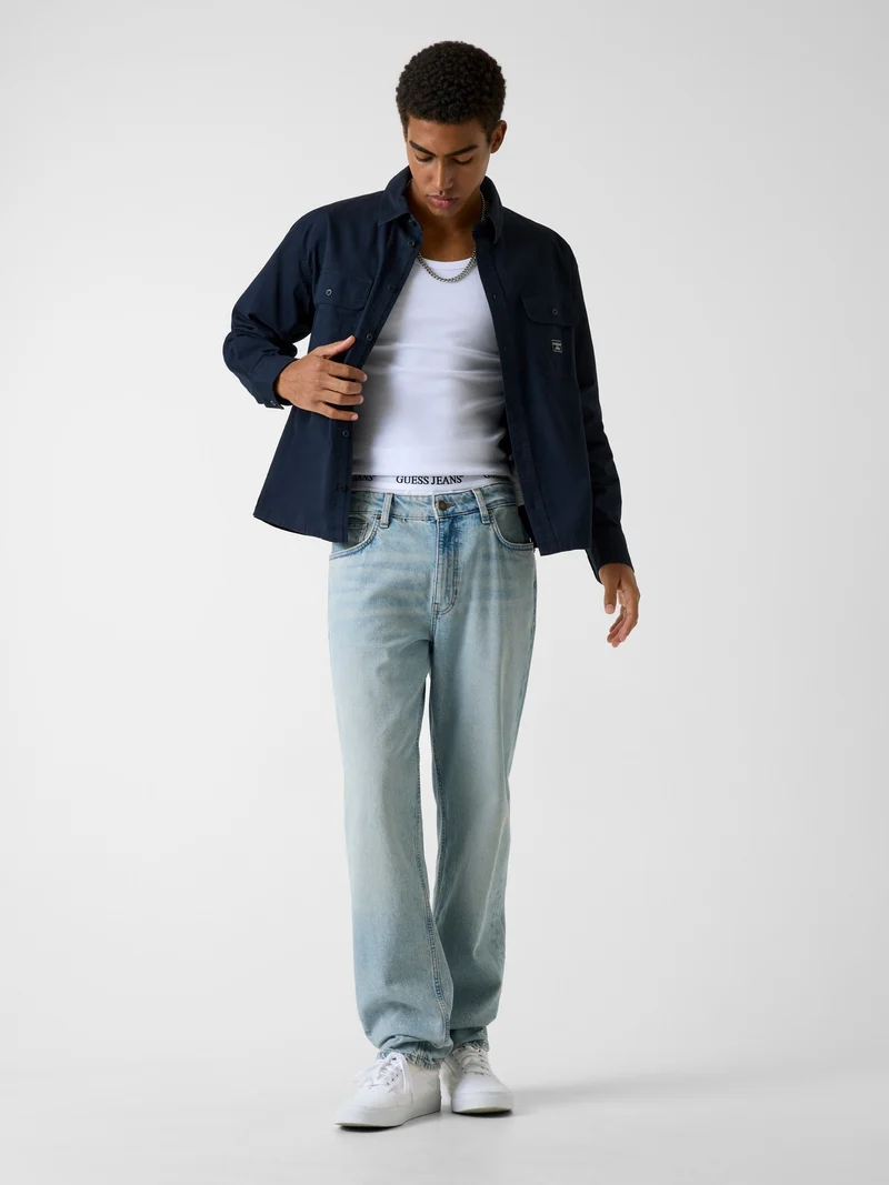 GJ LS BOXI CROPPED POCKET SHIR
