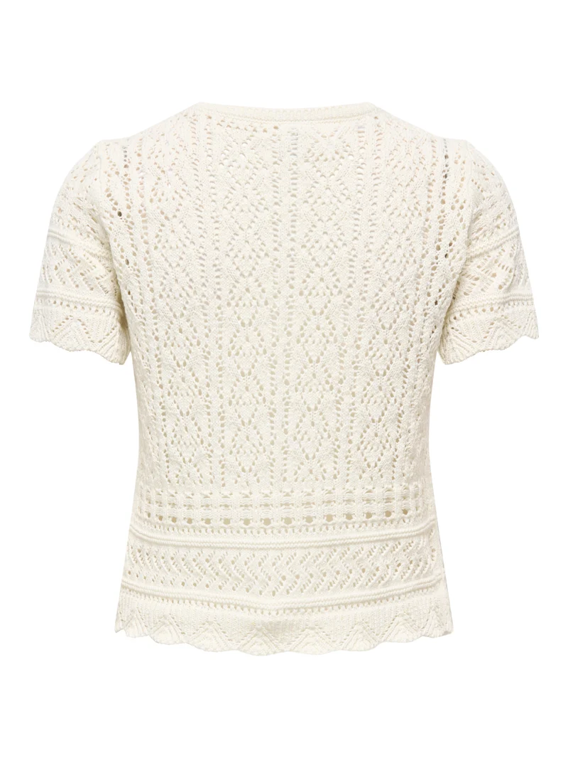 ONLELKE SS STRUCTUR O-NECK KNT NOOS