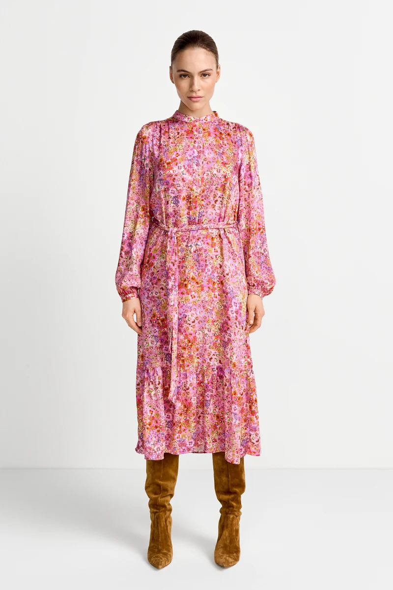 Printed Midi Dress