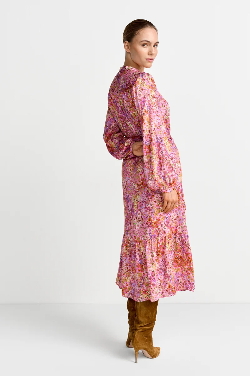 Printed Midi Dress